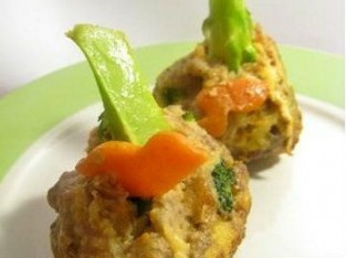 Bông cải xanh bọc thịt