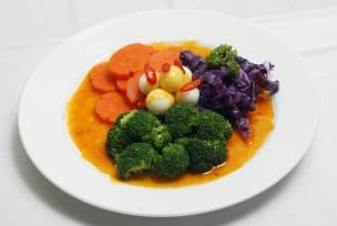 Bông cải xào trứng