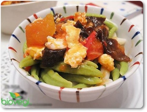 Bột lọc xào nấm