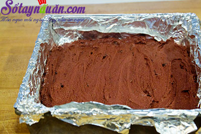 Brownies red velvet mềm ngon quyến rũ