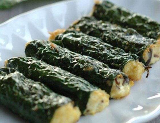 Bữa chay ngon với đậu hũ cuốn lá lốt