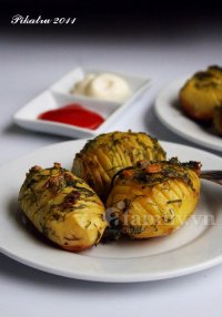 Bữa sáng ngon miệng với khoai tây bỏ lò kiểu Nga