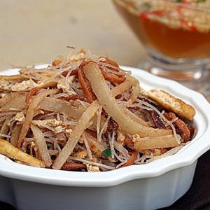 Cách làm bún bì chay