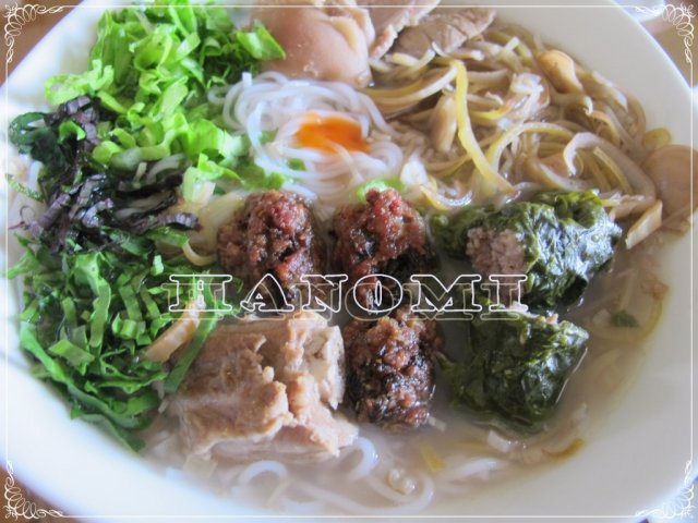 Bún bung hoa chuối