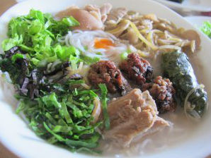 Bún bung hoa chuối