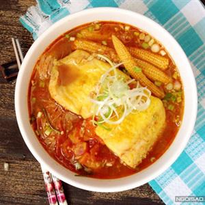 Cách nấu bún cá Tom Yum