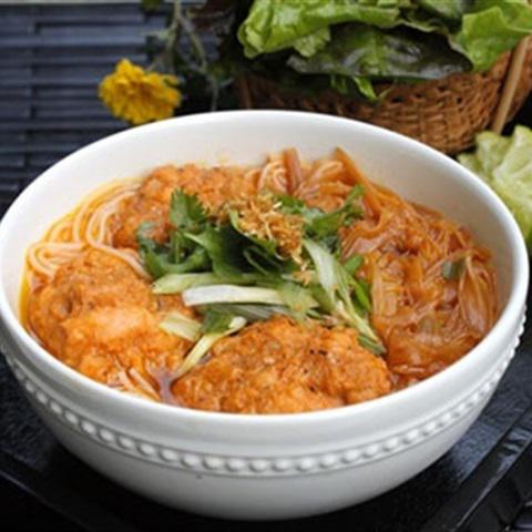Cách nấu bún chả cua