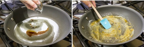 Bún chiên nấm hương và thịt giòn rụm, thơm ngon