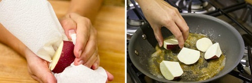 Bún chiên nấm hương và thịt giòn rụm, thơm ngon