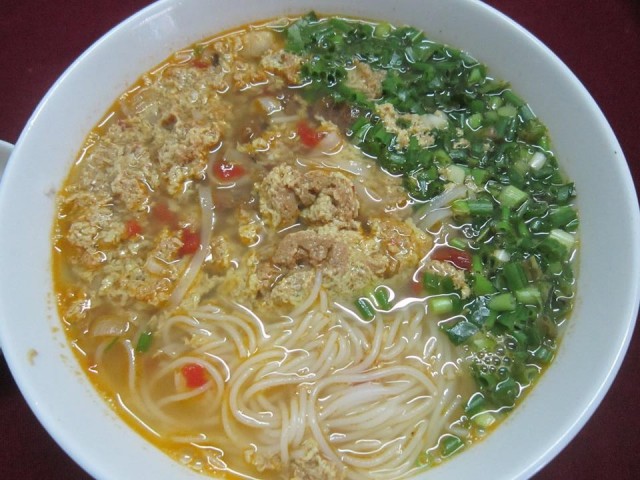 Bún cua cho bữa sáng