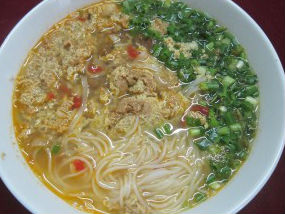 Bún cua cho bữa sáng