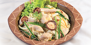 Bún gạo xào lòng nghệ