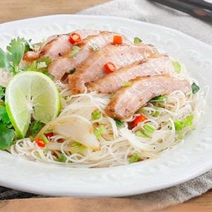 Cách làm bún khô xào thịt heo