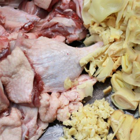 Cách làm bún măng tươi thịt vịt