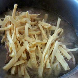 Cách làm bún măng tươi vịt