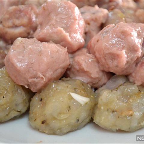 Cách nấu bún mọc tôm thịt