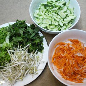 Cách làm bún nem nướng Vĩnh Long