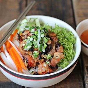 Cách làm bún thịt ba chỉ nướng