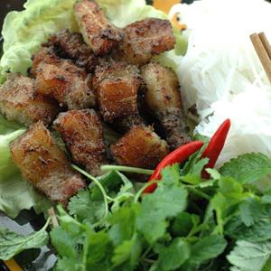 Cách làm bún thịt nướng riềng