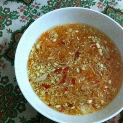 Cách nấu bún thịt ram