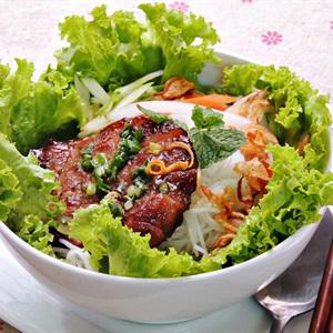 Cách làm bún thịt xiên nướng
