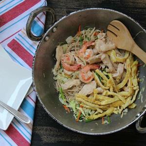 Cách làm bún xào kiểu Sing