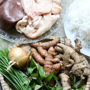 Cách làm bún xào nghệ kiểu Huế