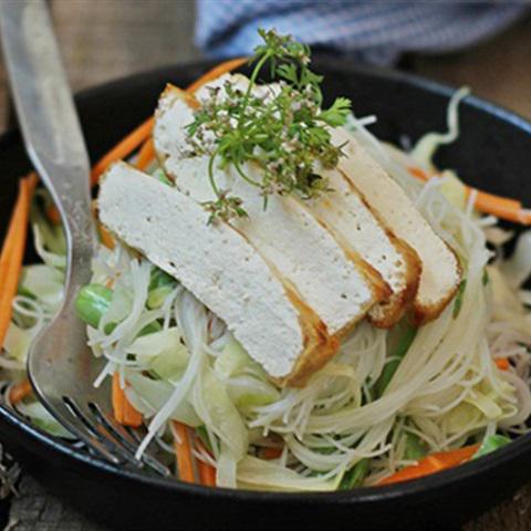 Cách làm bún xào rau củ chay
