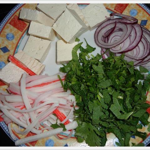 Cách làm bún xào thanh cua