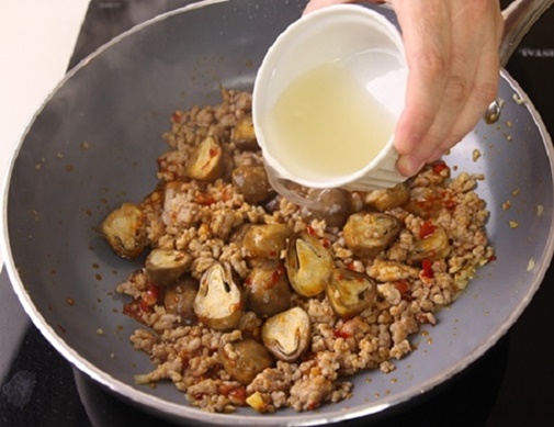 Bún xào tôm thơm ngon ngất ngây