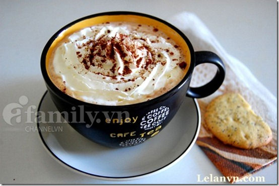 Buổi sáng năng động với cacao nóng kem tươi