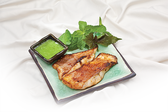 Cá áp chảo vị sa tế