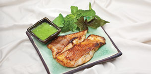 Cá áp chảo vị sa tế