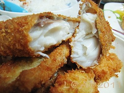 Cá bao bột chiên giòn với khoai tây chiên