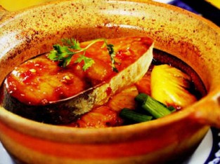 Cá bông lau kho tiêu