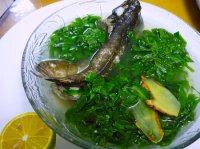 Cá bớp nấu lá lốt
