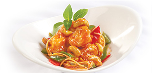 Cá chẽm lúc lắc hạt điều