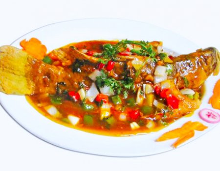 Cá chẽm xốt Tứ Xuyên