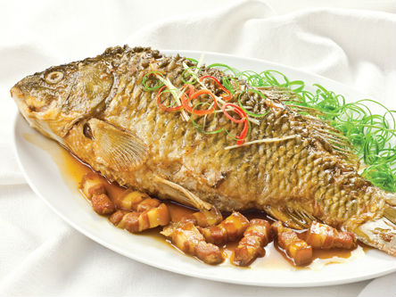 Cá chép sốt gừng