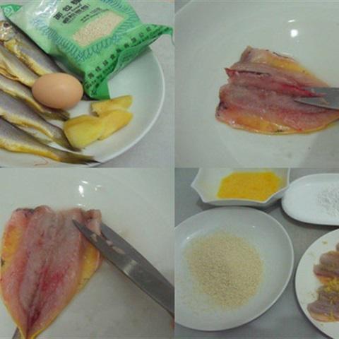 Cách làm cá chiên xù hình trái tim