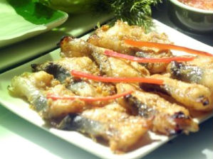 Cá chình nướng nghệ