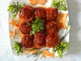 Cà chua dồn thịt sốt