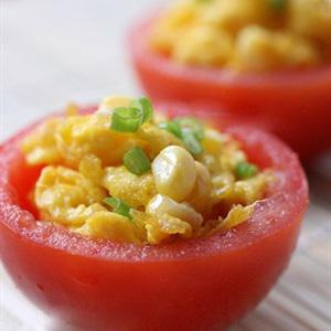 Cách làm cà chua nhồi bắp