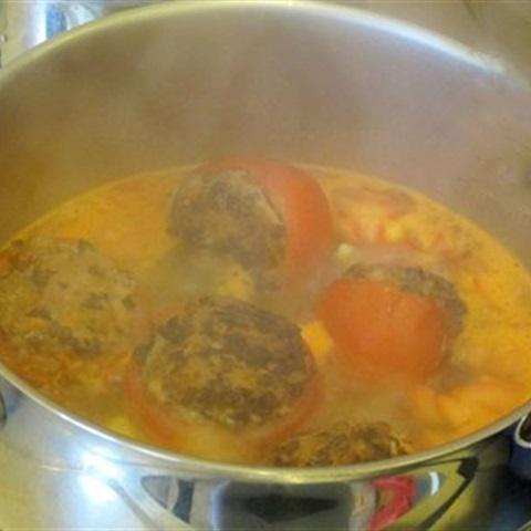 Cách làm cà chua nhồi thịt thơm ngon