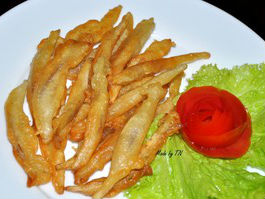 Cá cơm chay chiên giòn