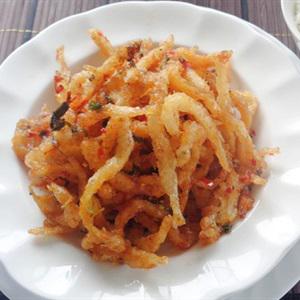 Cách làm cá cơm chiên cay