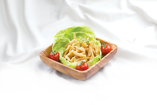 Cá cơm chiên giòn xốt tiêu