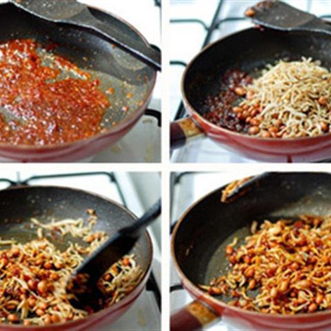 Cách làm cá cơm sốt me cay