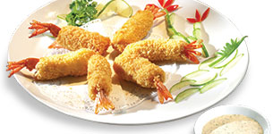 Cá cuốn tôm chiên