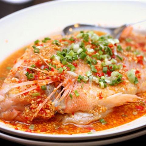 Cách làm cá diêu hồng hấp muối hột